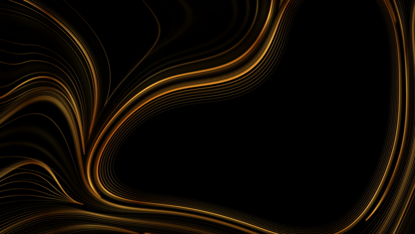 Luxury golden liquid wavy pattern abstract background. Art deco motion design. Seamless looping. Video animation Ultra HD 4K 3840x2160