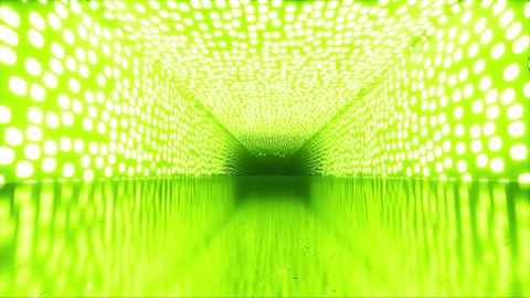 Violet laser corridor sparks Neon lights Interstellar space travel universe Concept art 4k