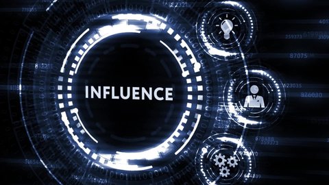 Internet, business, Technology and network concept. Influencer marketing concept. 