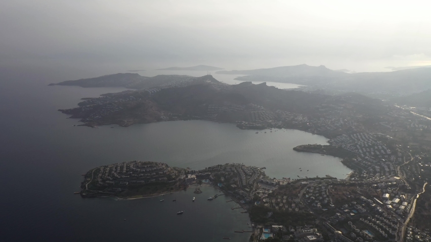 Yalıkavak is a town on Turkey’s Bodrum Peninsula, on the Aegean Sea. It’s known for its marina and beaches, including Yalıkavak Beach, just off Beach Road in the center of town.