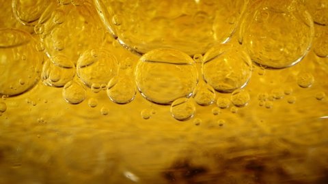 Bubbles in an Oil Water 