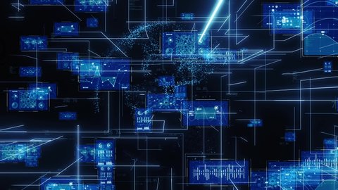 4k Futuristic Technological Abstract Motion Background Stock Footage 4k Futuristic Technological Abstract Motion Background Stock Footage