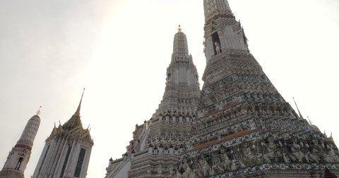 Wat Arun Ratchawararam Ratchawaramahawihan or Wat Arun is a Buddhist temple in Bangkok Thailand. Amazing Thailand travel concept.