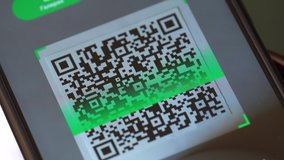 QR Code Scanning and reader app with smartphone. Using QR code for payment, commercial tracking, ticketing, product and loyalty marketing and in-store product labeling, exchanging information - Powered by Shutterstock - Get 15% off with code: PIKWIZARD15