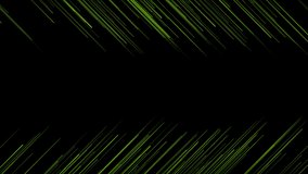 Futuristic technology modern motion design with green lines. Abstract dark geometric background. Seamless looping. Video animation Ultra HD 4K
