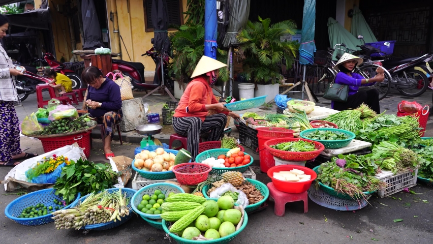 Hoi food market Stock Video Footage - 4K and HD Video Clips | Shutterstock