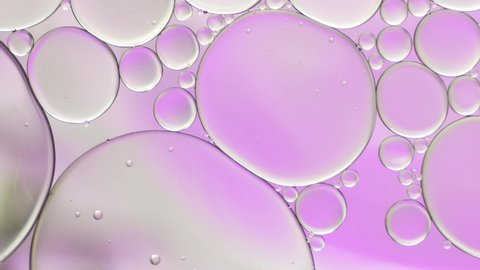 Color artistic of oil drop floating on the water. Pastel color bubble for background. Fantastic structure of colorful bubbles. Colorful artistic image of oil drop floating on the water.