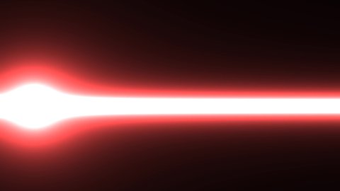 Glowing Red Evil Laser Beam Lightsaber