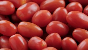 Plum Cherry tomatoes, rotating video