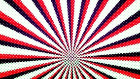 Animation of Black, Red and White Background with retro rays. Vintage backdrop, boom, comic, circus pattern. Cartoon pop art animation. Seamless loop. - Powered by Shutterstock - Get 15% off with code: PIKWIZARD15