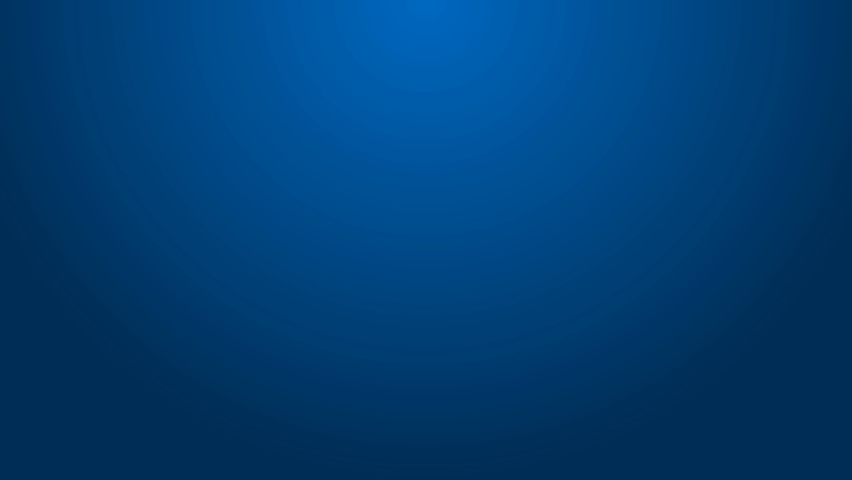 White line Western stagecoach icon isolated on blue background. 4K Video motion graphic animation.