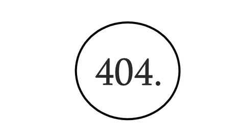 error 404. concept of minimal badge of wonder or fail and error