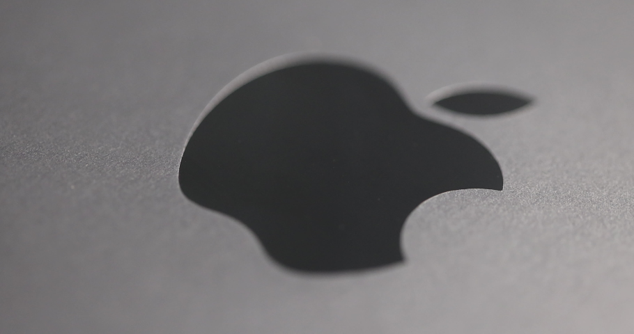 Spinning apple. Spinning apple