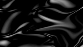 Black paint wave animation footage clip