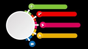 Circle with animated text label - Powered by Shutterstock - Get 15% off with code: PIKWIZARD15