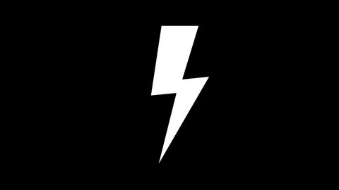pix Red Lightning Bolt Black Background animated lightning bolt icon with stock