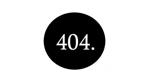 error 404. concept of minimal badge of wonder or fail and error