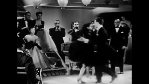 CIRCA 1940s - Advanced swing dancing is displayed in this swing jazz classic from the 1940s.