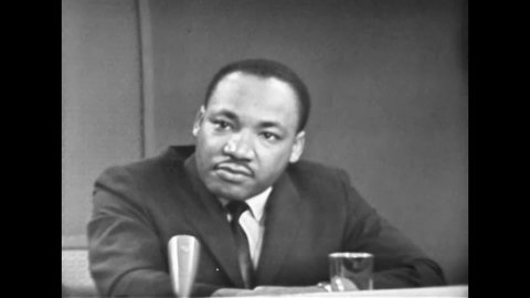 CIRCA 1960s - Martin Luther King discusses a potential filibuster in the Civil Rights Act in 1963.