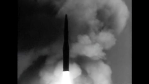 CIRCA 1960s - The Minuteman intercontinental ballistic missile is launched in 1963.