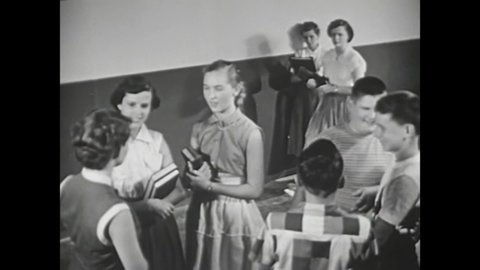 CIRCA 1950s - A group of young teens plans a party in 1951 while lonely girl Susan looks on, uninvited.