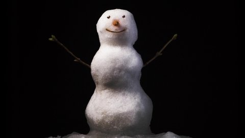 Cool Christmas Snowman Face Animated Stock Footage Video 100 Royalty Free Shutterstock