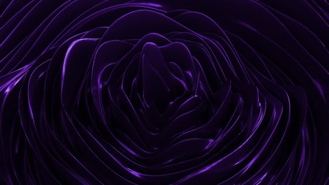 Abstract background with purple noise wave field. Abstract landscape mountain displaced surface. Modern background template for documents, reports and presentations. Seamless loop 3d animation of 4K