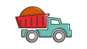 Industry icon animation. Motion set of best icons and then each objects is shown separately - Powered by Shutterstock - Get 15% off with code: PIKWIZARD15