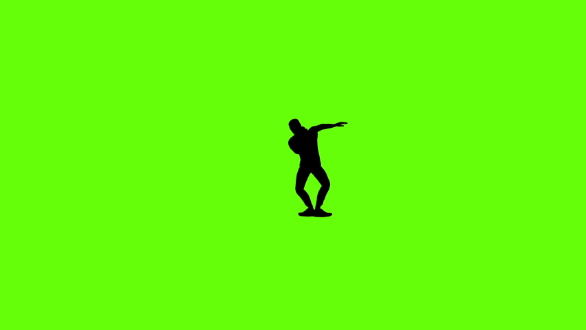 Dancing green. Открытка «Dance» зеленая.