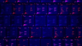 Endless graphs with digital data of people scanning. Animation. Digital medical data with blue cells, seamless loop. - Powered by Shutterstock - Get 15% off with code: PIKWIZARD15