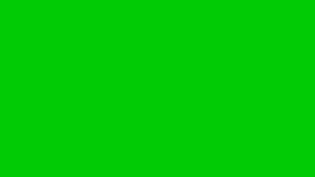 Happy Valentine.  Animated Valentine's Day heart to show on video. Hand drawing heart shape.  green screen.