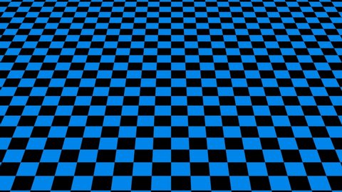 11+ Blue background with white checkerboard on the bottom