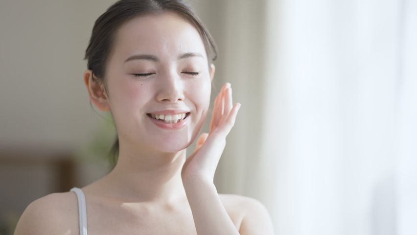 Young woman doing skin care | Shutterstock HD Video #1064501242