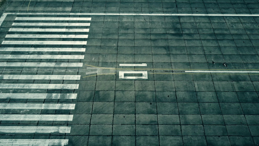 Airplane arrives to airport of Melbourne