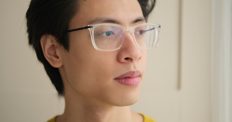Portrait of man in glasses | Shutterstock HD Video #1064532382