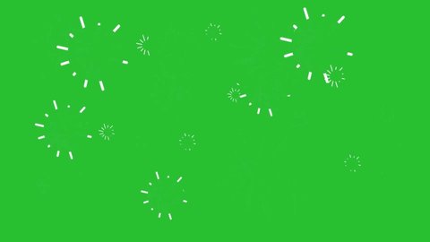 circle Shape Elements motion graphic with green screen