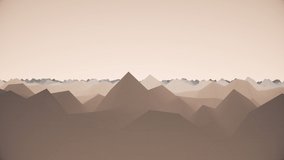 Cartoon mountain landscape slow camera movement to left - Powered by Shutterstock - Get 15% off with code: PIKWIZARD15