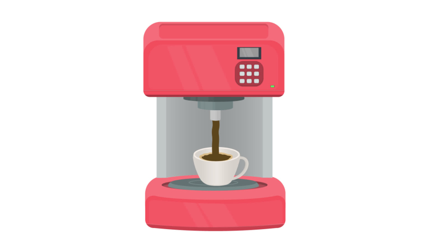 58 Coffee Machine Cartoons Stock Video Footage - 4K and HD Video Clips |  Shutterstock