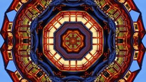 Beautiful abstract colorful kaleidoscope Background, Video animation Ultra HD 4K 3840X2160