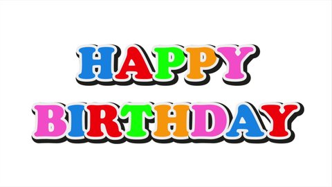 Happy Birthday And Volleys Of Stock Footage Video 100 Royalty Free Shutterstock