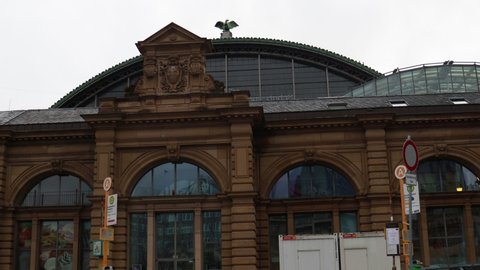 Frankfurt am Main Central Station. 28.12.2020 Frankfurt am Main Germany.