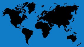 Earth household waste pollution concept. Bottles, plastic, metal are falling against the background of the world map. Various trash items. Environmental protection. Save. separate collection. - Powered by Shutterstock - Get 15% off with code: PIKWIZARD15