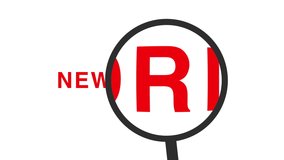 New Normal Text Magnifying Glass Animation 4K - Powered by Shutterstock - Get 15% off with code: PIKWIZARD15