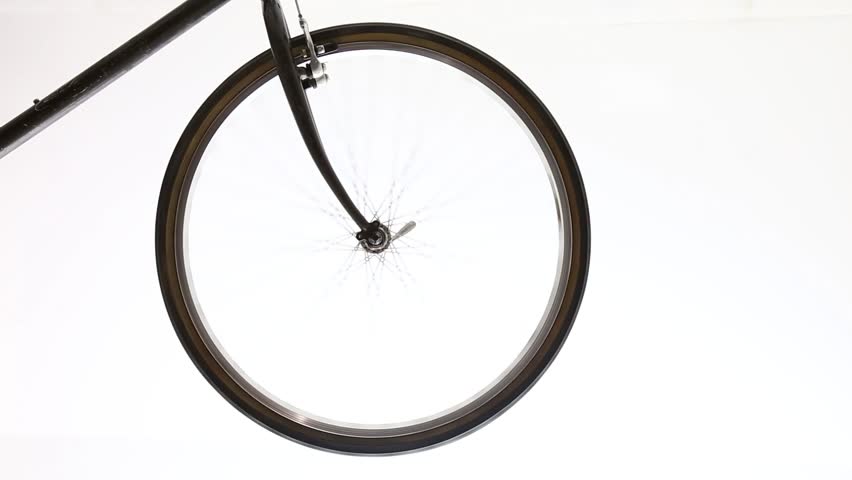Bicycle wheel isolated with transmission gears