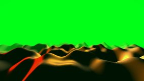Colorful Liquid 3D Abstract Waves Video Animation