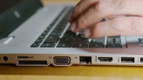 Close-up Moving Macro Shot: Person Typing on the Computer Keyboard. Working, Writing Emails, Using Internet. - Powered by Shutterstock - Get 15% off with code: PIKWIZARD15