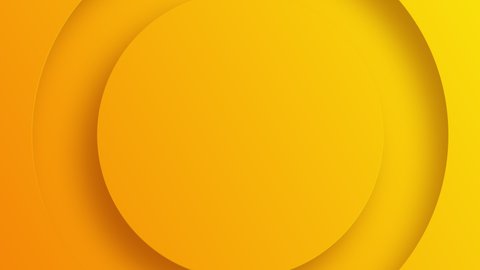 3d style yellow color circle motion background