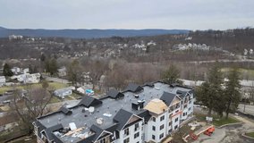 Drone Aerial 4k Video Of Construction Site