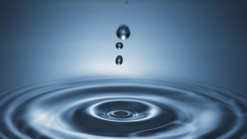 Slow Motion Water drop splash into water | Shutterstock HD Video #1064895244