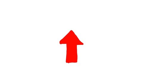 picture Picture Of A Red Arrow Pointing Up animated arrow pointing up icon symbol